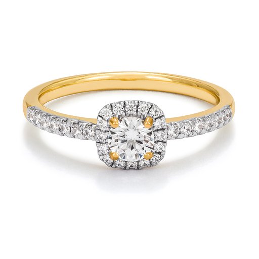 Ring med labbodlade diamanter Sirius