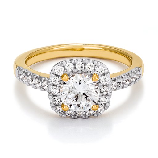 Ring med labbodlade diamanter Sirius