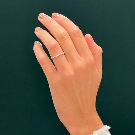 Ring med labbodlade diamanter Capella