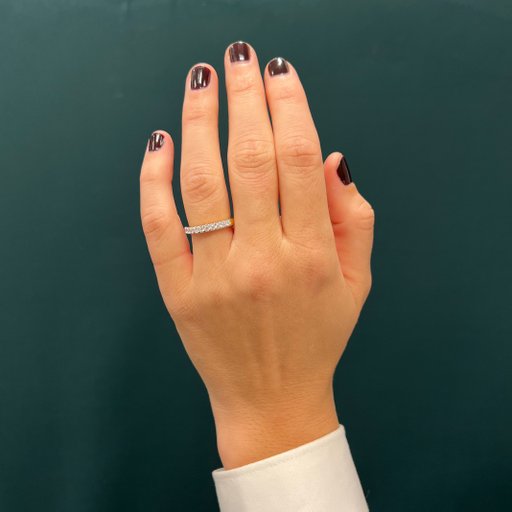 Ring med labbodlade diamanter Capella