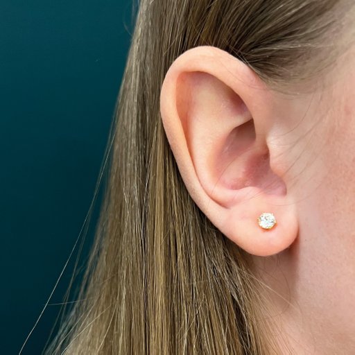 Örhängen med labbodlade diamanter Polaris