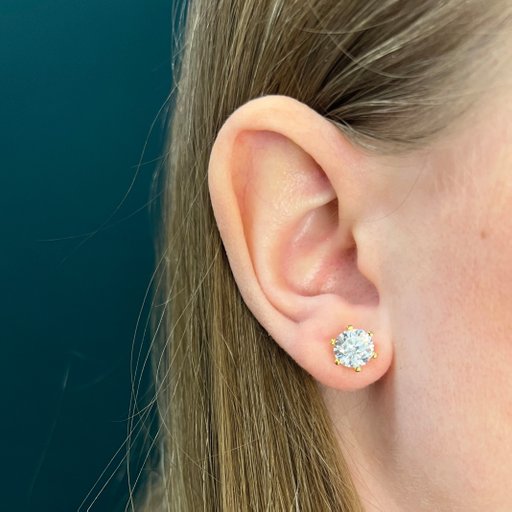 Örhängen med labbodlade diamanter Polaris