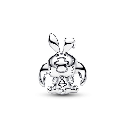 Berlock i äkta silver med Stitch som påskhare