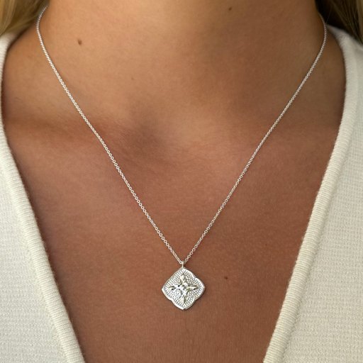 Halsband Luna i äkta silver