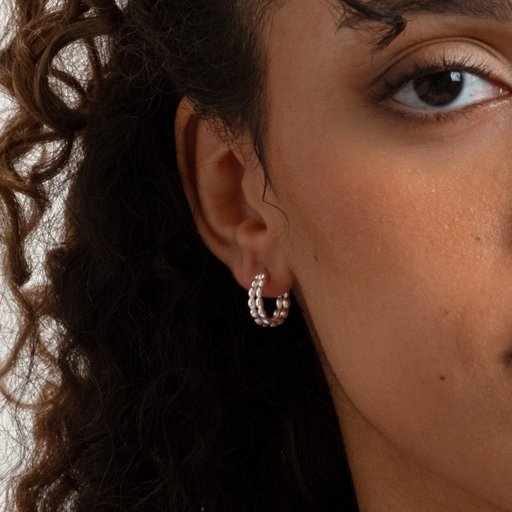 Örhängen Lunetta i äkta silver