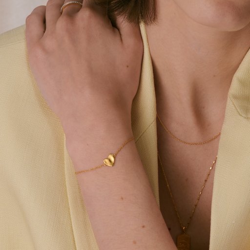 Armband Friends Heart i äkta silver