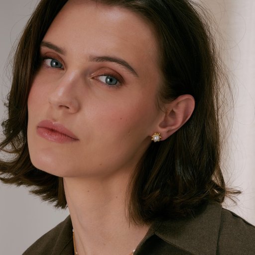 Örhängen Florentina Pearl i äkta silver