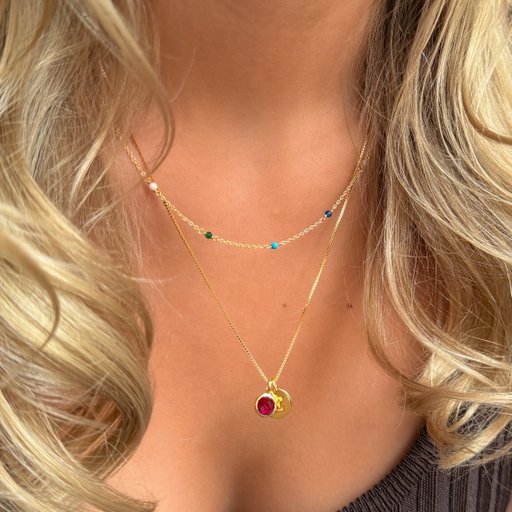 Hängsmycke Juli i äkta silver