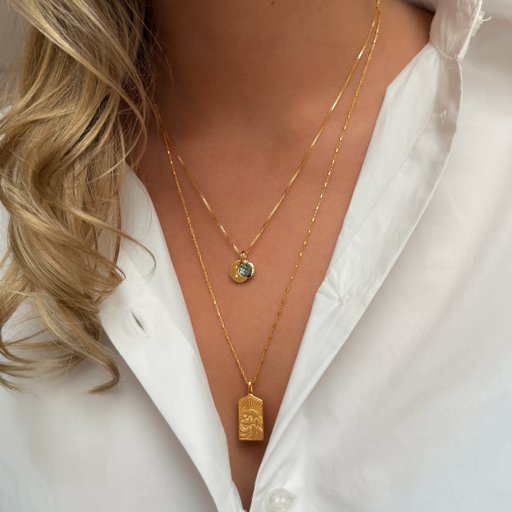 Hängsmycke September i äkta silver