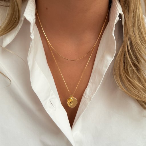 Hängsmycke November i äkta silver