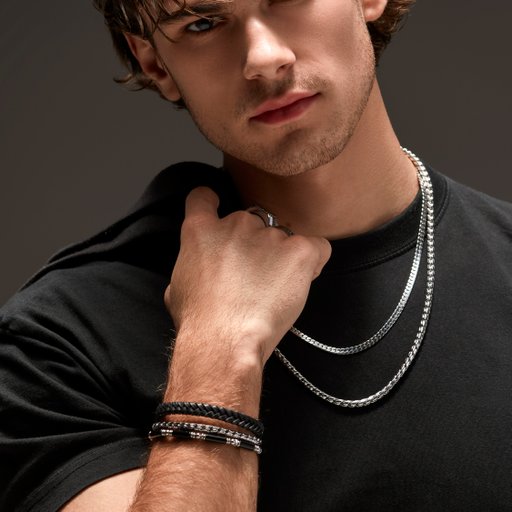 Armband i stål 19-21cm