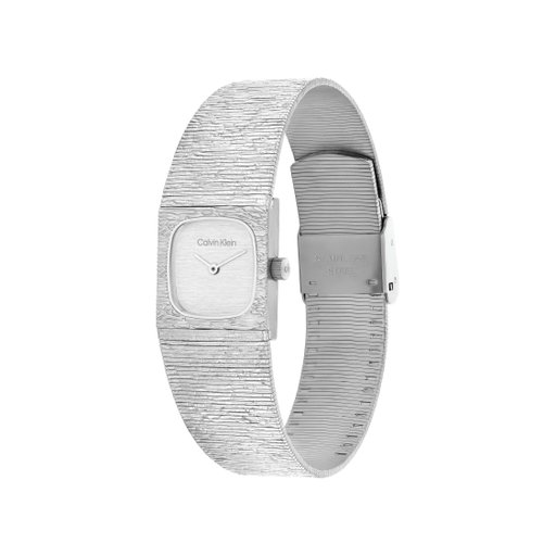 Stålklocka med dekorativ länk