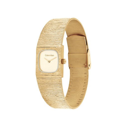 Stålklocka med dekorativ länk