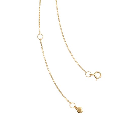 Halsband i förgyllt äkta silver med päronformade stenar