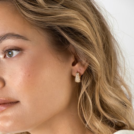 Örhängen Treasure Hoops Medium