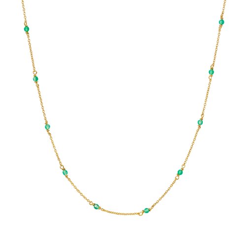 Halsband Santa Monica Grön Onyx
