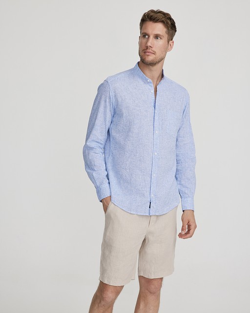 Dag Collarless Shirt