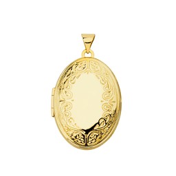 Medaljong i 18K guld