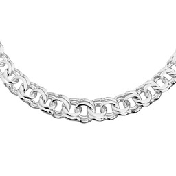 Halsband i äkta silver 45 cm