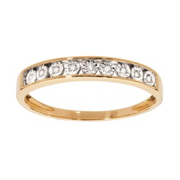 Diamantring i 18K guld