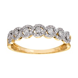 Diamantring i 18K guld