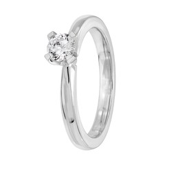 Diamantring i 18K guld