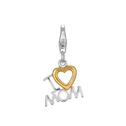 Berlock i äkta silver "I Love Mum"