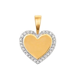 Diamanthänge i 18K guld - Hjärta