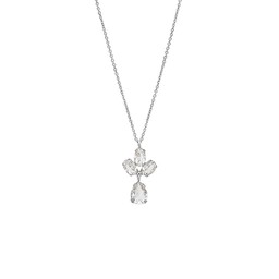 Halsband i äkta silver med kristall Halsband i äkta silver med kristall