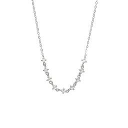 Halsband i äkta silver med kubisk zirkonia Halsband i äkta silver med kubisk zirkonia