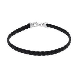 Armband i äkta flätat läder 19cm Armband i äkta flätat läder 19cm