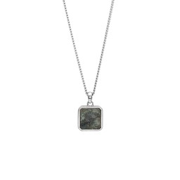 Halsband i äkta silver med labradorit