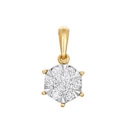 Diamanthänge i 18K guld med flera diamanter