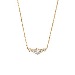 Diamanthalsband i 18K guld med flera diamanter Diamanthalsband i 18K guld med flera diamanter