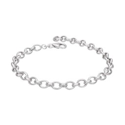 Armband i äkta silver med runda länkar 19cm Armband i äkta silver med runda länkar 19cm