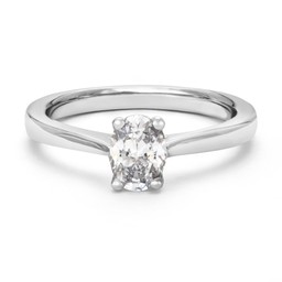 Ring med labbodlad diamant Electra