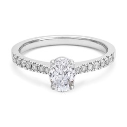 Ring med labbodlade diamanter Electra