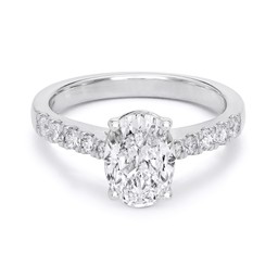 Ring med labbodlade diamanter Electra