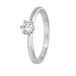 Diamantring i 18K guld