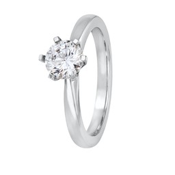 Diamantring i 18K guld