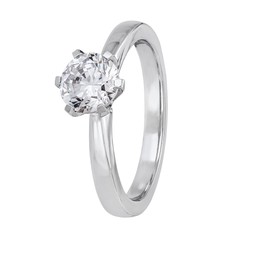 Diamantring i 18K guld