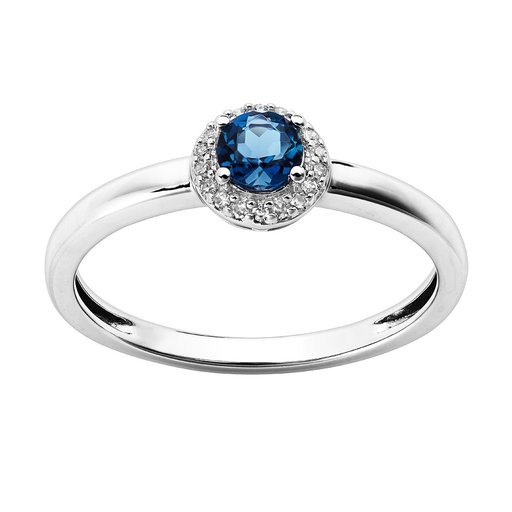 Diamantring i 18K guld