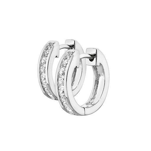 Diamantörhängen i 18K guld