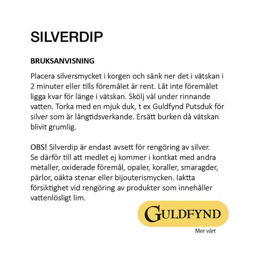 Putsmedel för silver