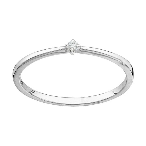 Diamantring i 18K guld