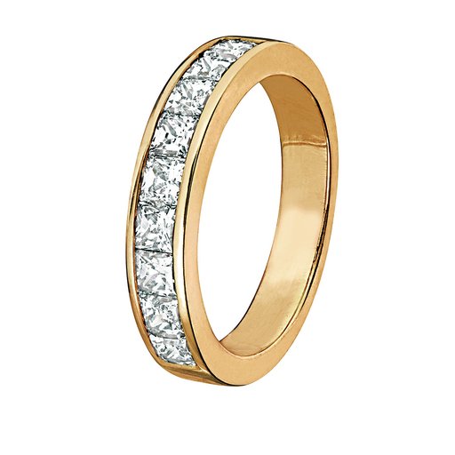 Diamantring i 18K guld