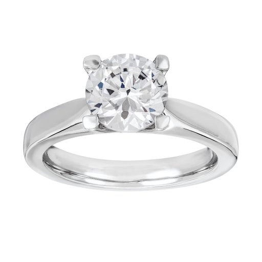 Diamantring i 18K guld