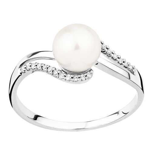 Diamantring i 18K guld