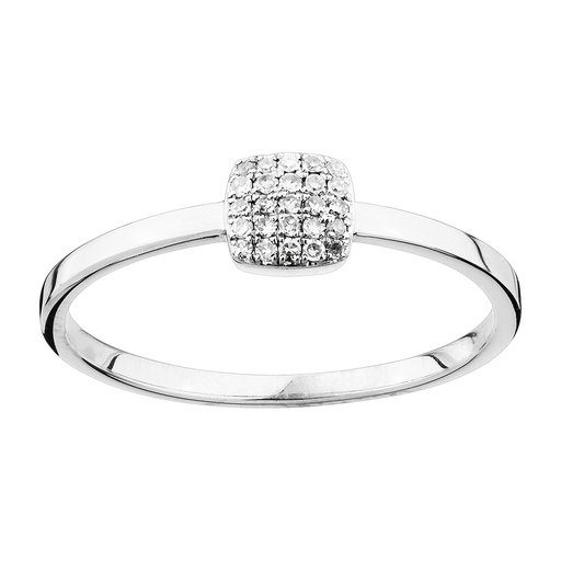 Diamantring i 18K guld