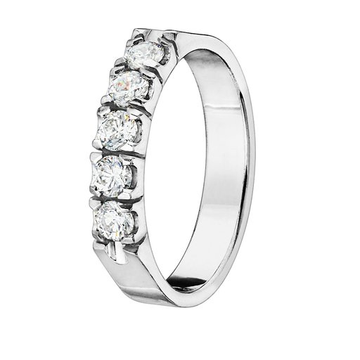 Diamantring i 18K guld